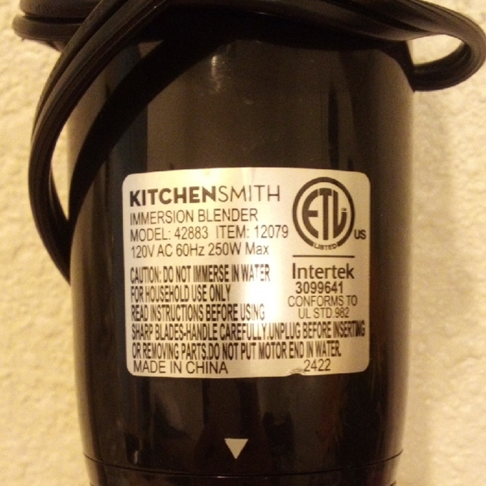 Black Hand Blender - Picture 4 of 6